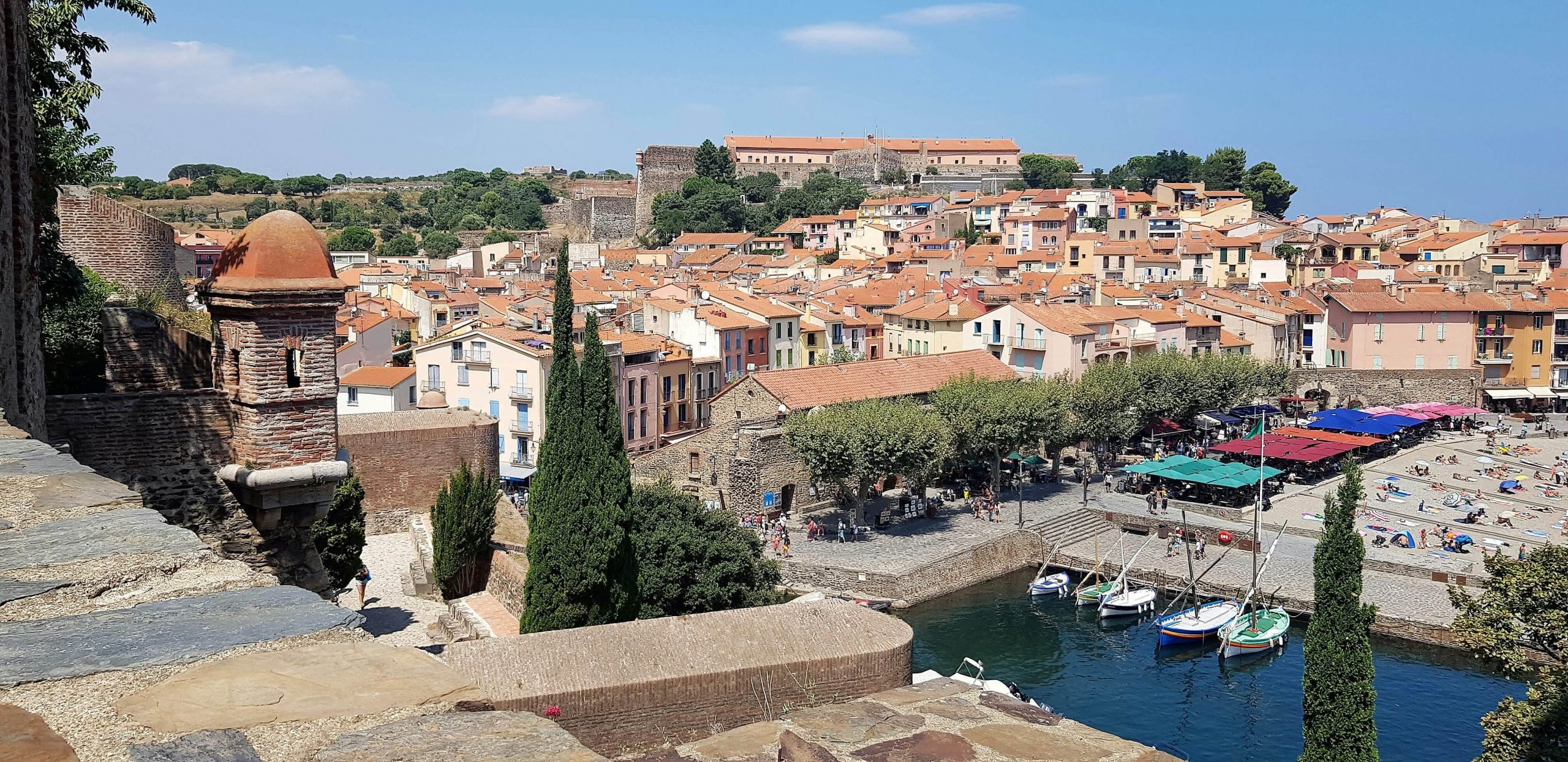 Collioure - Vue du chateau